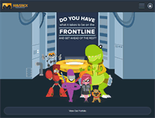 Tablet Screenshot of maverickheroes.com